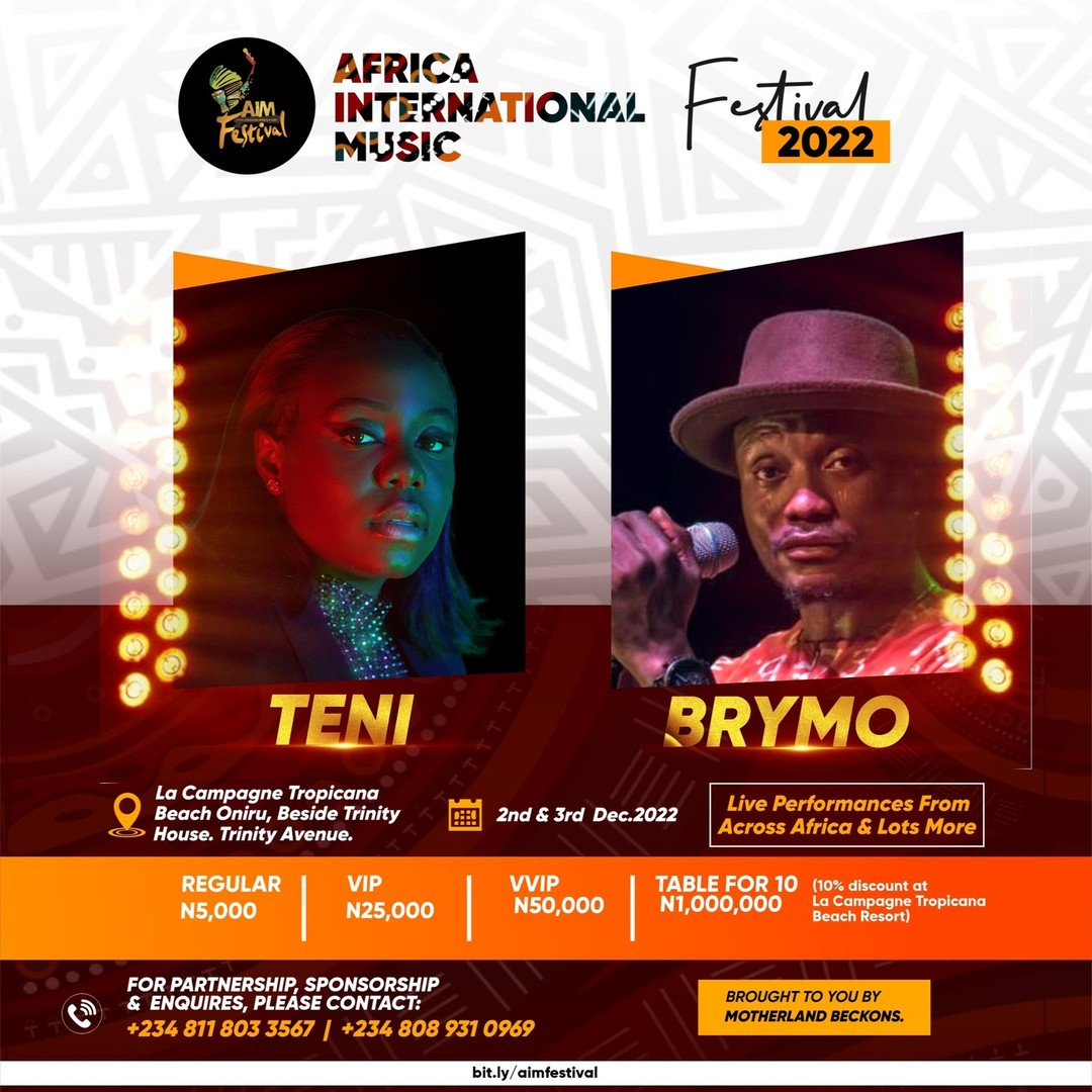 Africa International Music Festival LAGOS DECEMBER 2022