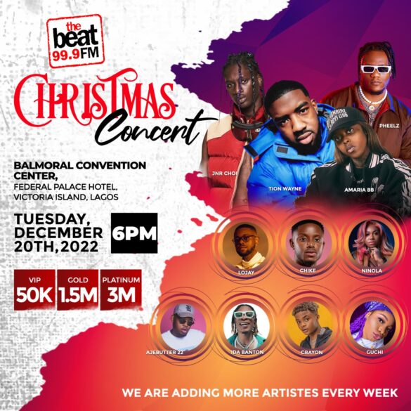 BEAT FM Christmas Concert | Lagos Detty December 2022