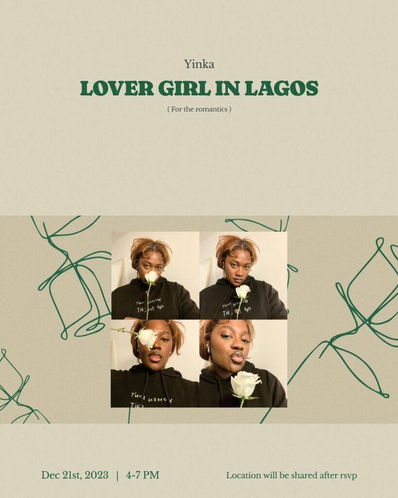Lagos Events Guide for December 2023 | Lover Girl in Lagos: Yinka Live